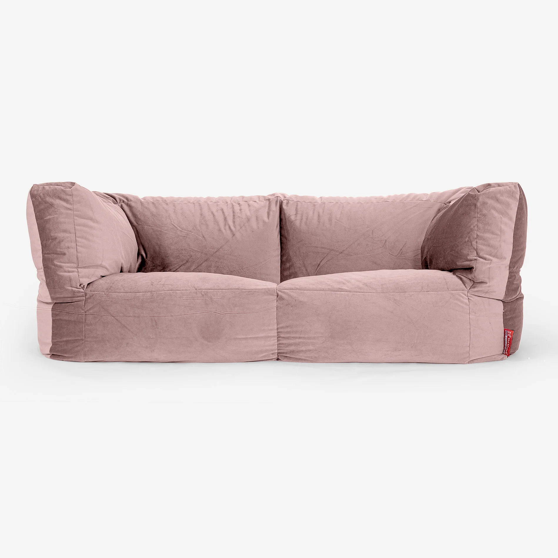 Albert 2-sits Saccosäcksoffa - Sammet Rosa
