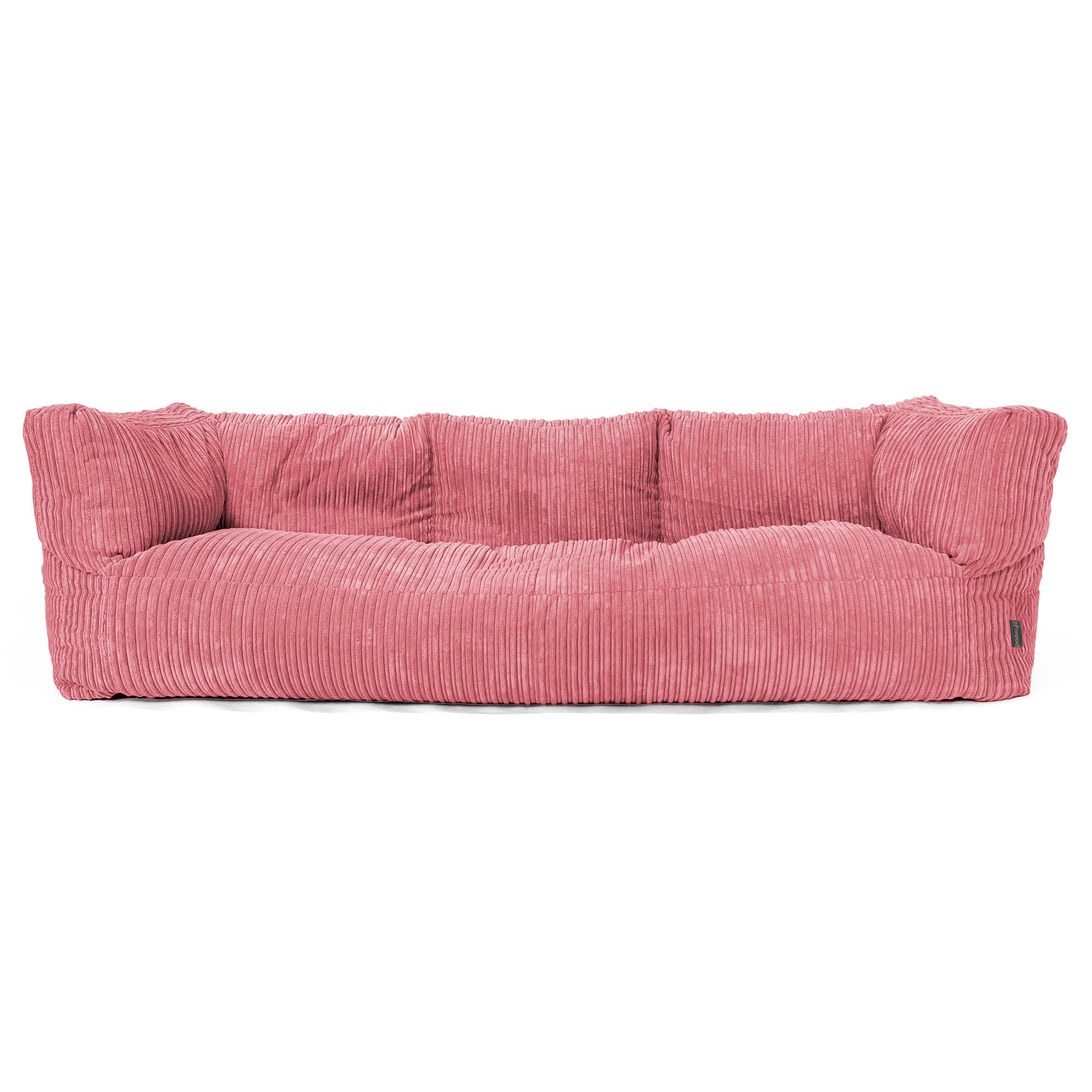 Albert 3-sits Saccosäcksoffa - Klassisk Manchestertyg Korall