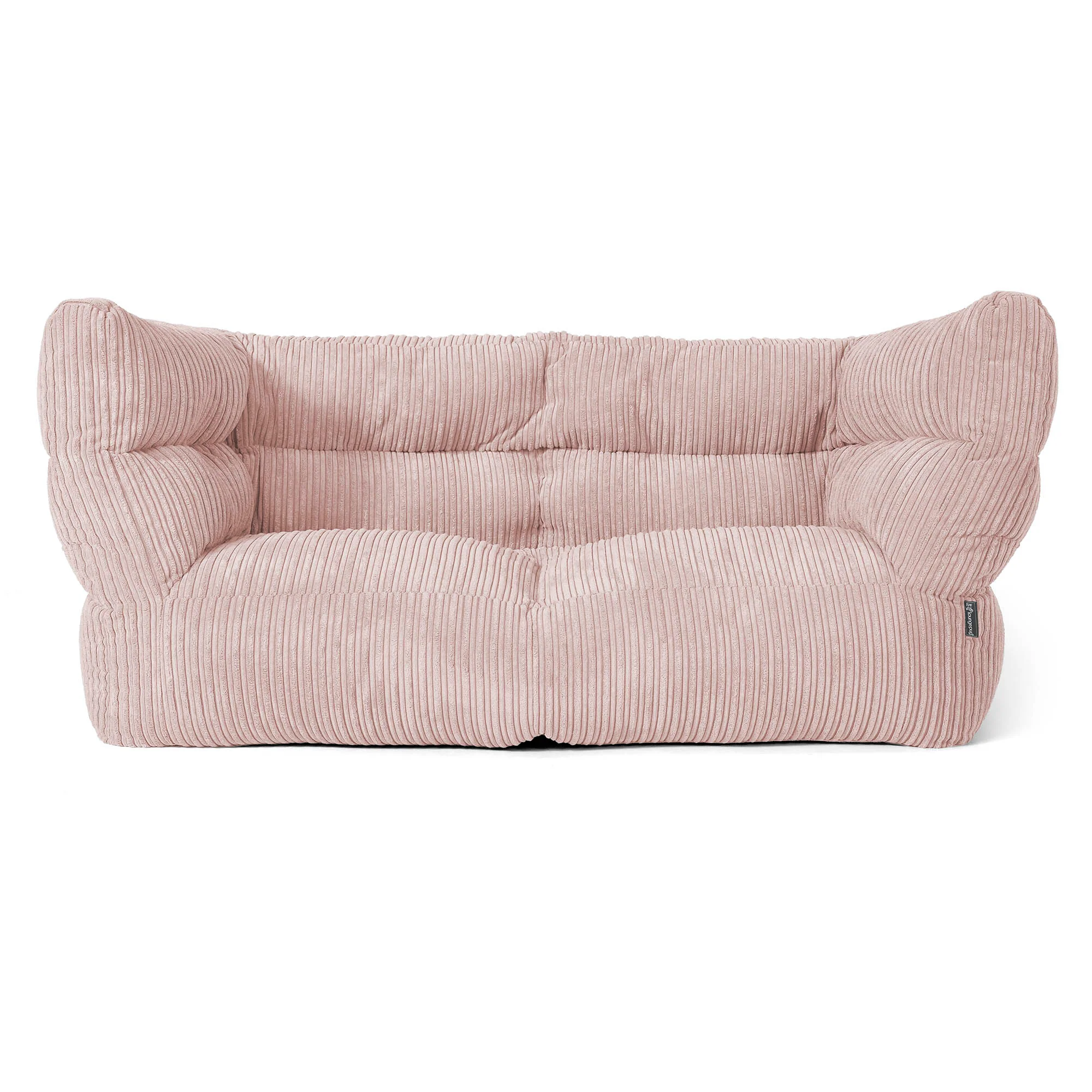 Louis 2-sits Saccosäcksoffa - Klassisk Manchestertyg Rosa
