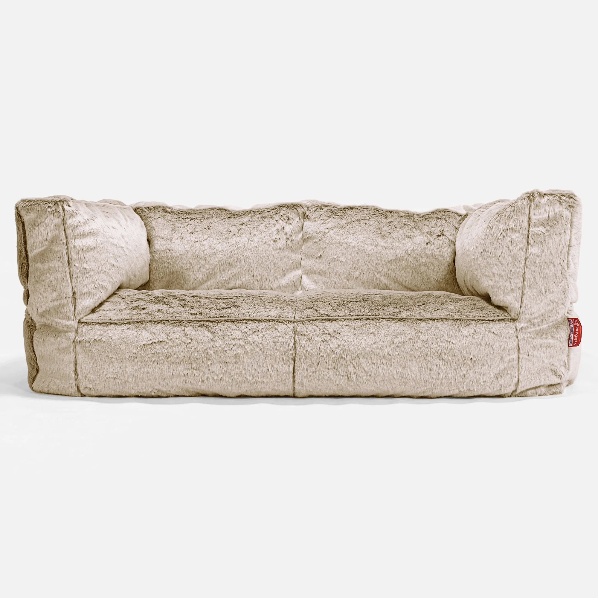 Albert 2-sits Saccosäcksoffa Ersättningsöverdrag - Fuskkaninpäls - Image 3