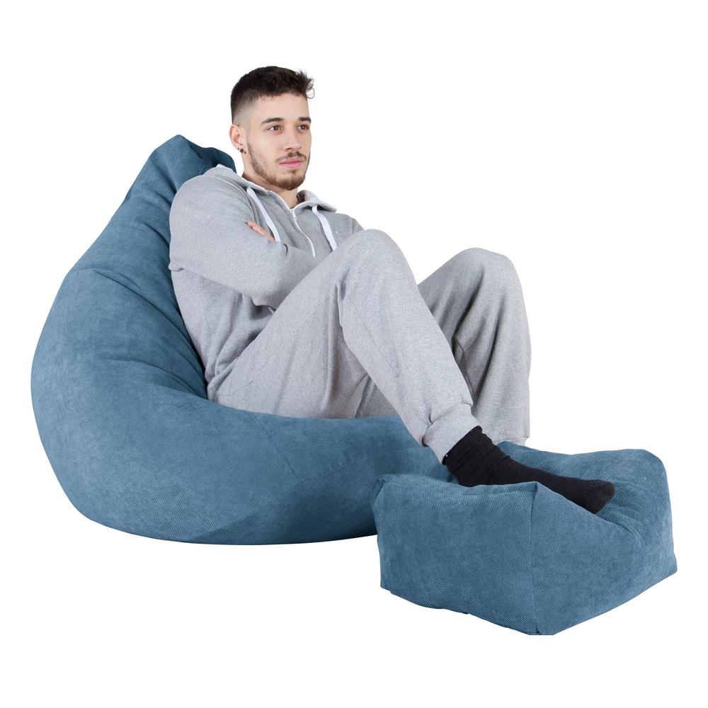 Game Fåtölj Saccosäck - Våfflat Turkos - Image 4