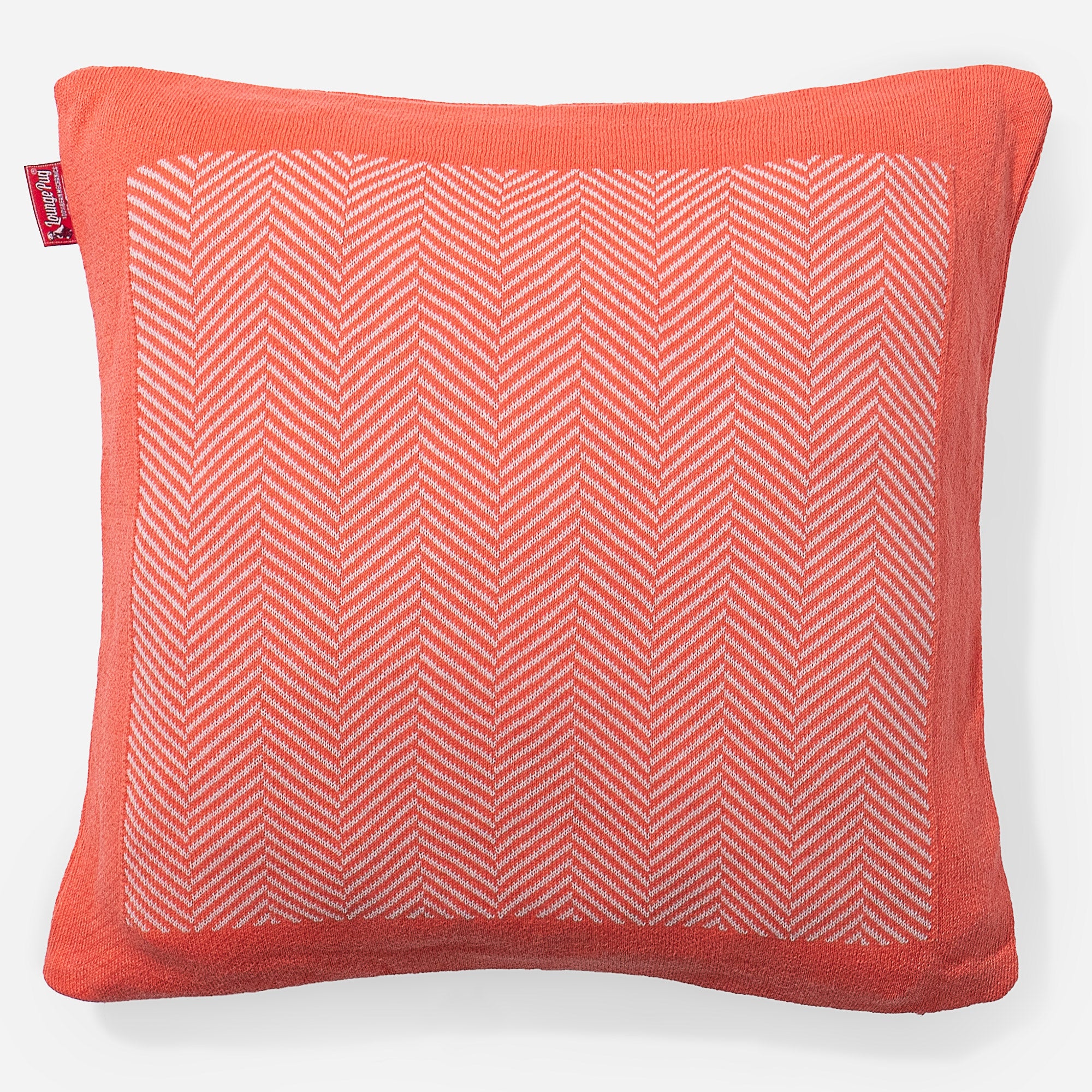 Kuddfodral 47 x 47cm - Stickad Fiskbens Korall