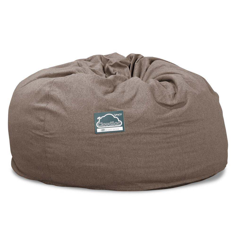 Jättesaccosäck XXL C1010-L, CloudSac Memoryskum - Interalli-ull Gulbrun