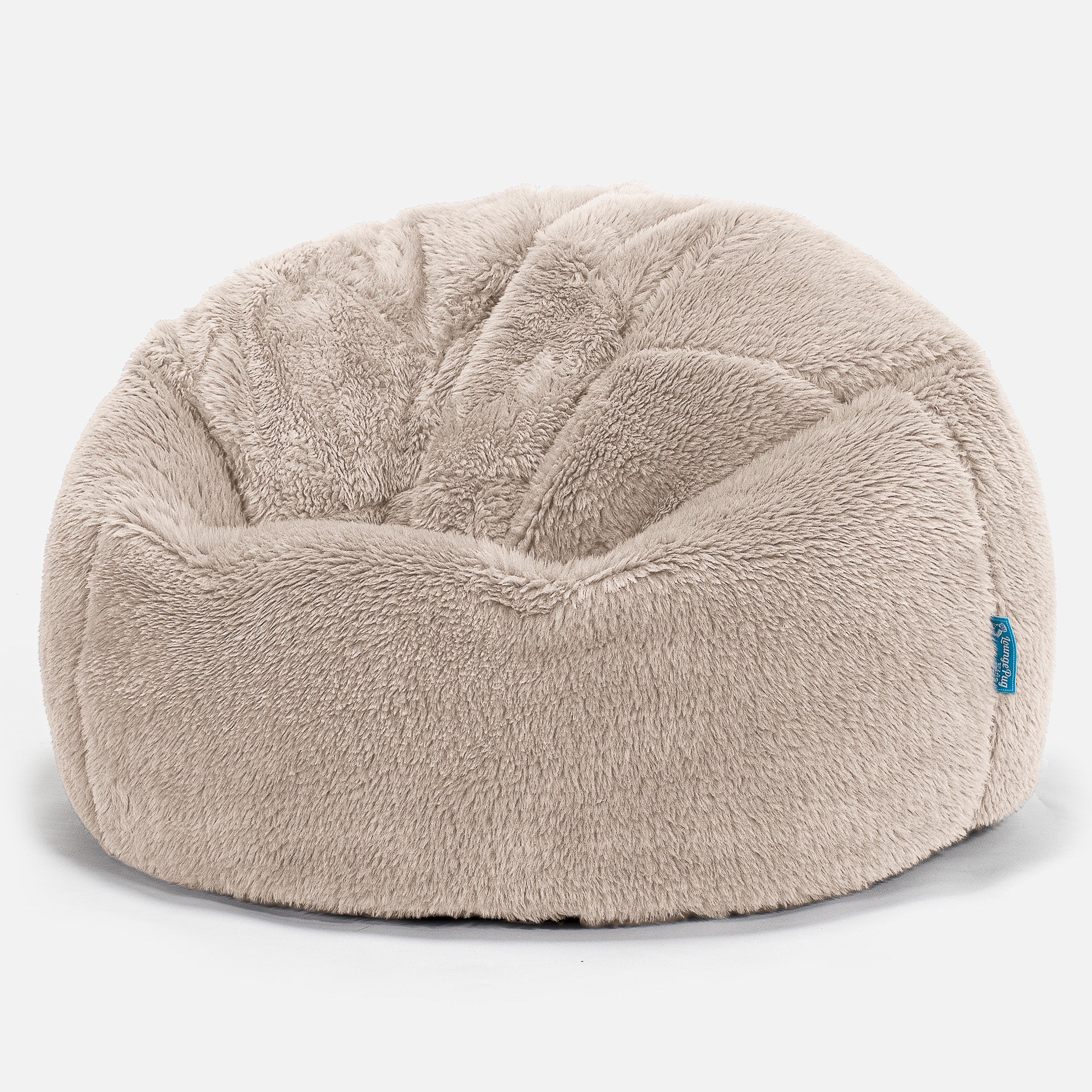 Klassisk Sittsäck Stol Barn 1-5 år - Teddy-fuskpäls Minkbrun