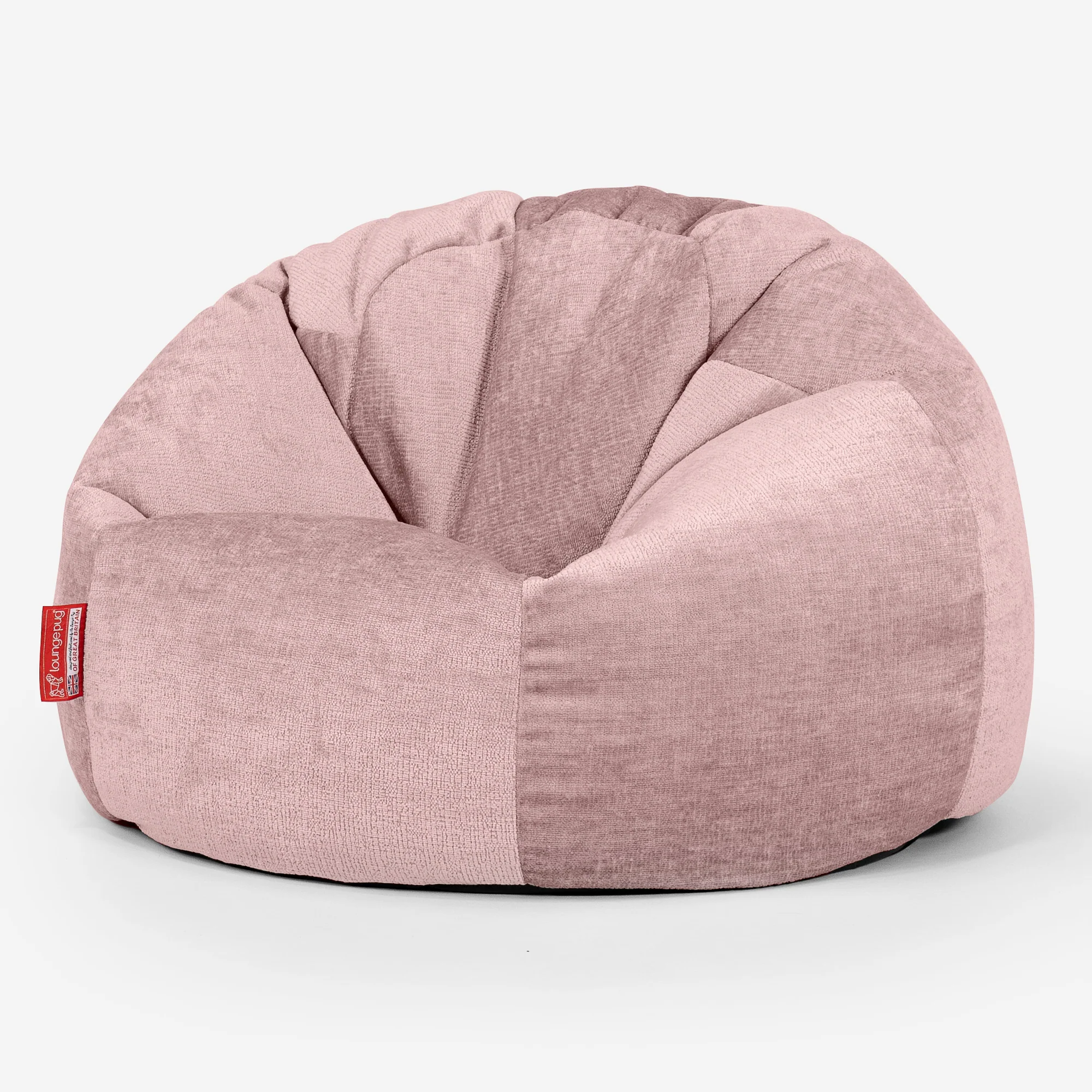 Klassisk Sittsäck Stol - Chenille Rosa