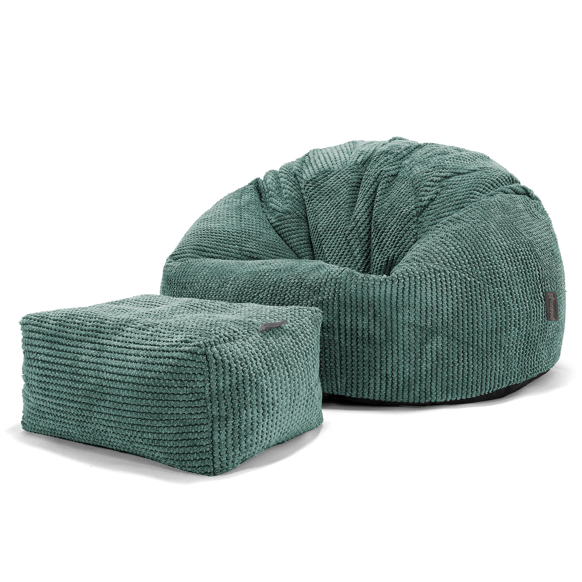 Klassisk Sittsäck Stol - Pom-pom Mossgrön - Image 2