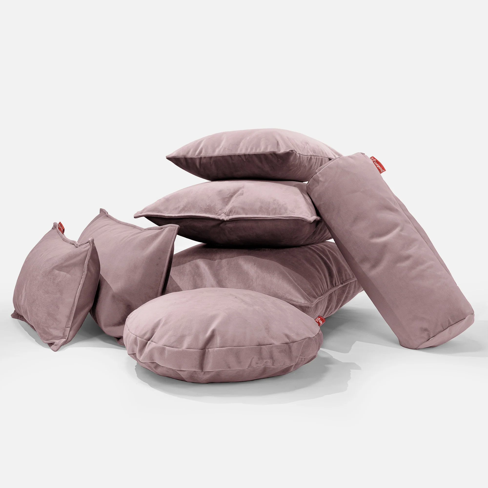 Kuddfodral 47 x 47cm - Sammet Rosa - Image 4