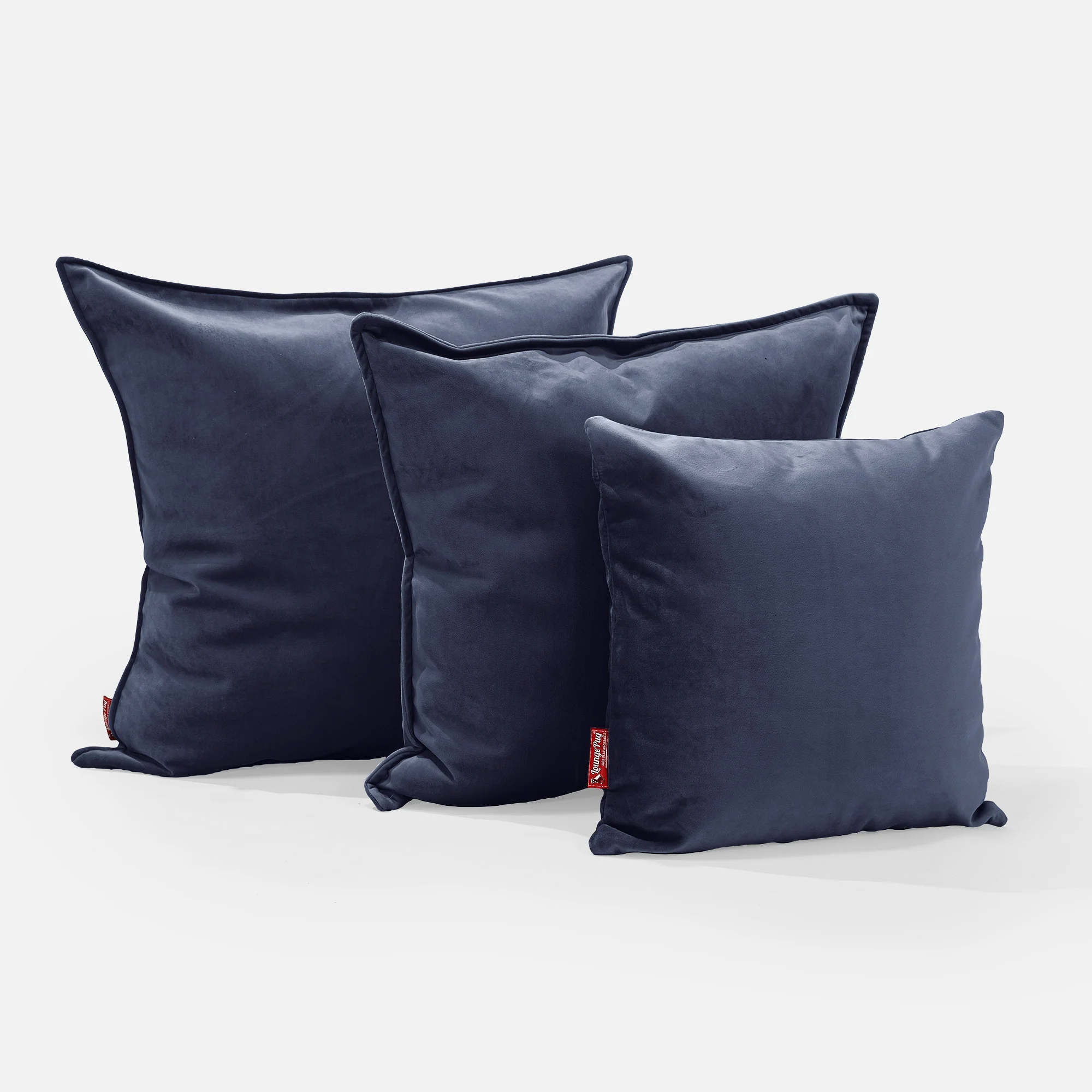 Kuddfodral 47 x 47cm - Sammet Navy - Image 2