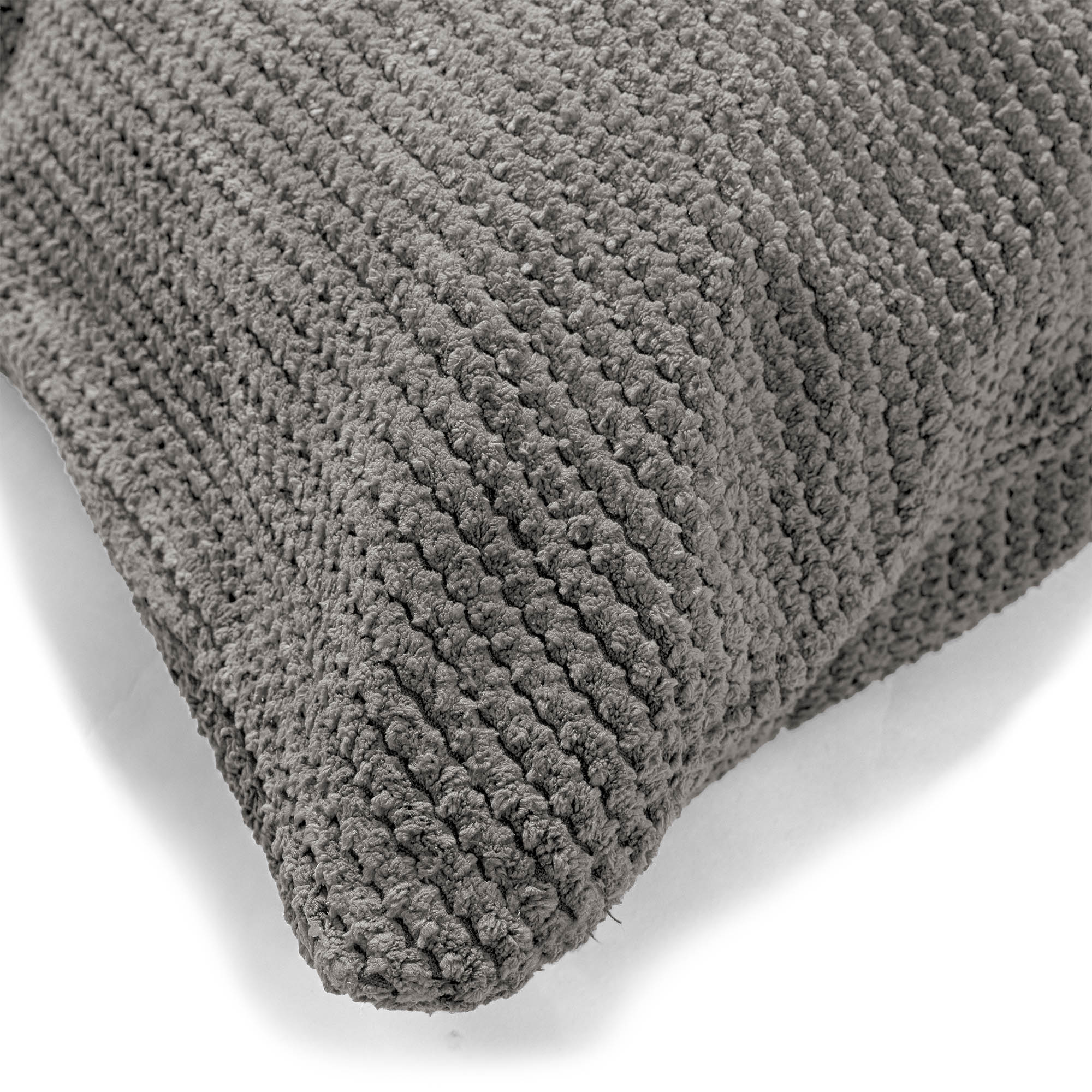 Jätte Kuddfodral 40 x 70cm - Pom-pom Mörkgrå - Image 2