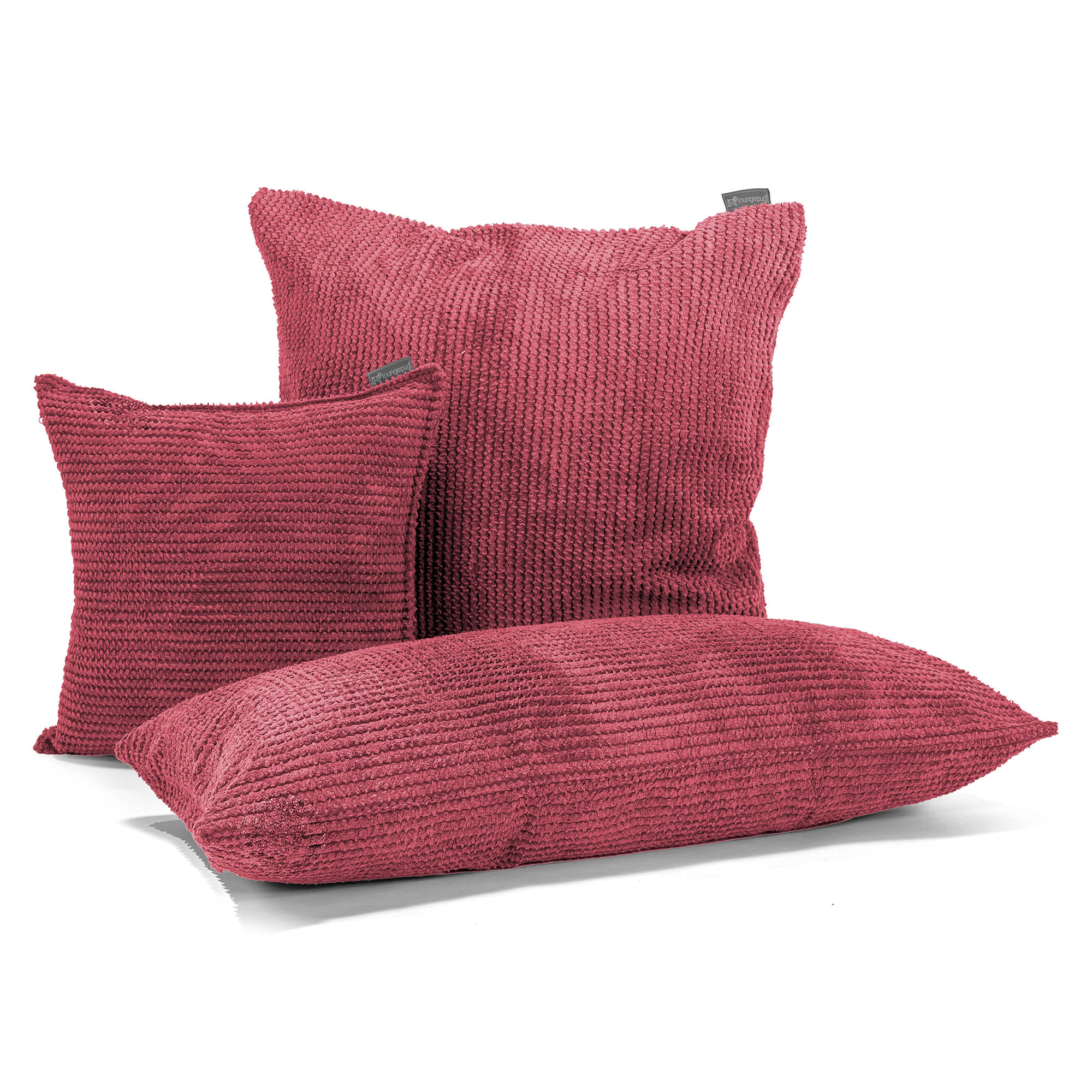 Kuddfodral 47 x 47cm - Pom-pom Pastellröd - Image 4