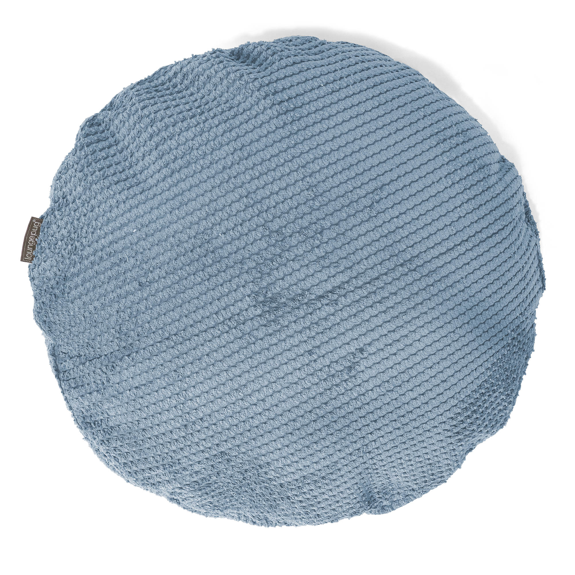Kuddfodral Rund 50cm - Pom-pom Himmelsblå