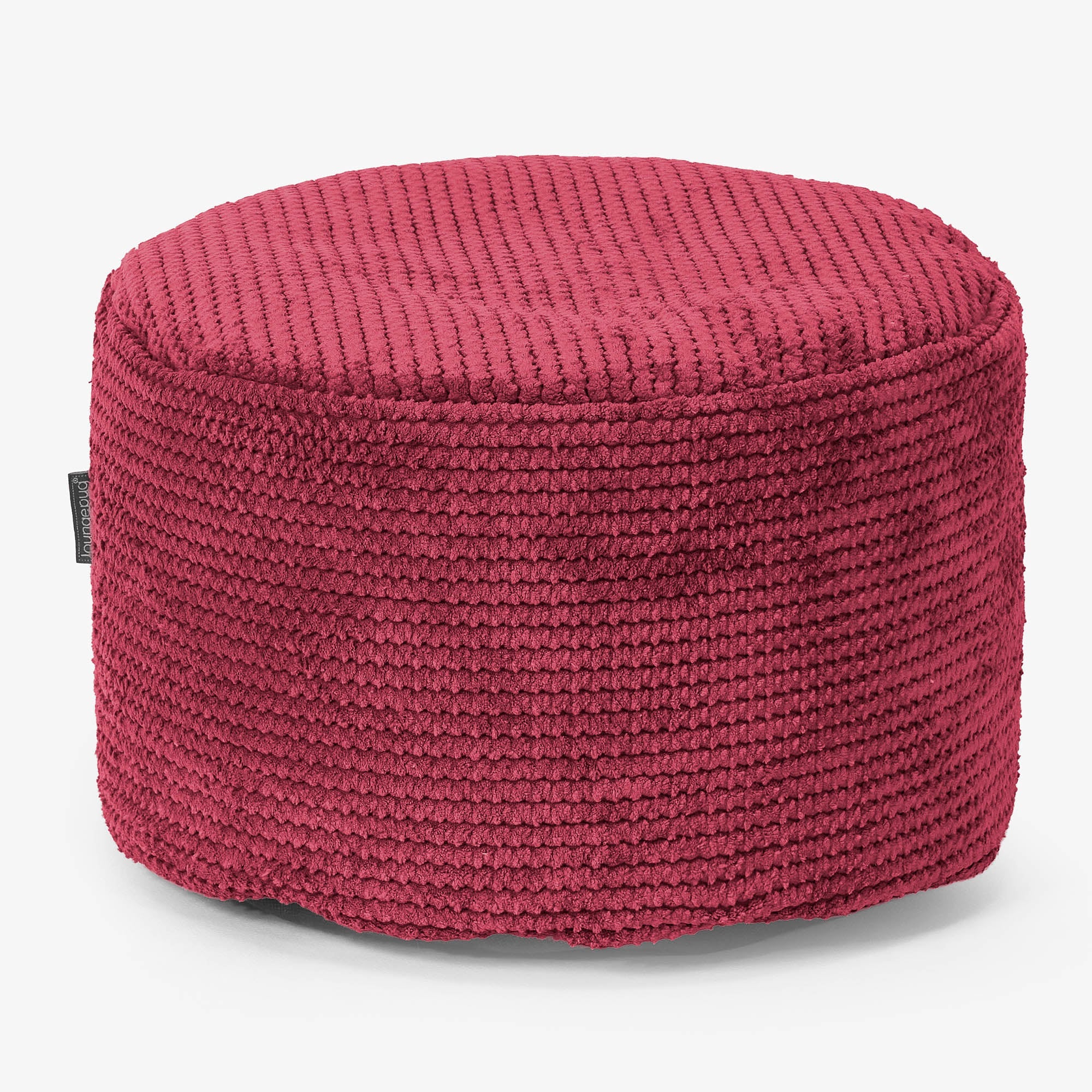 Liten Rund Fotpall Ersättningsöverdrag - Pom-pom - Image 6