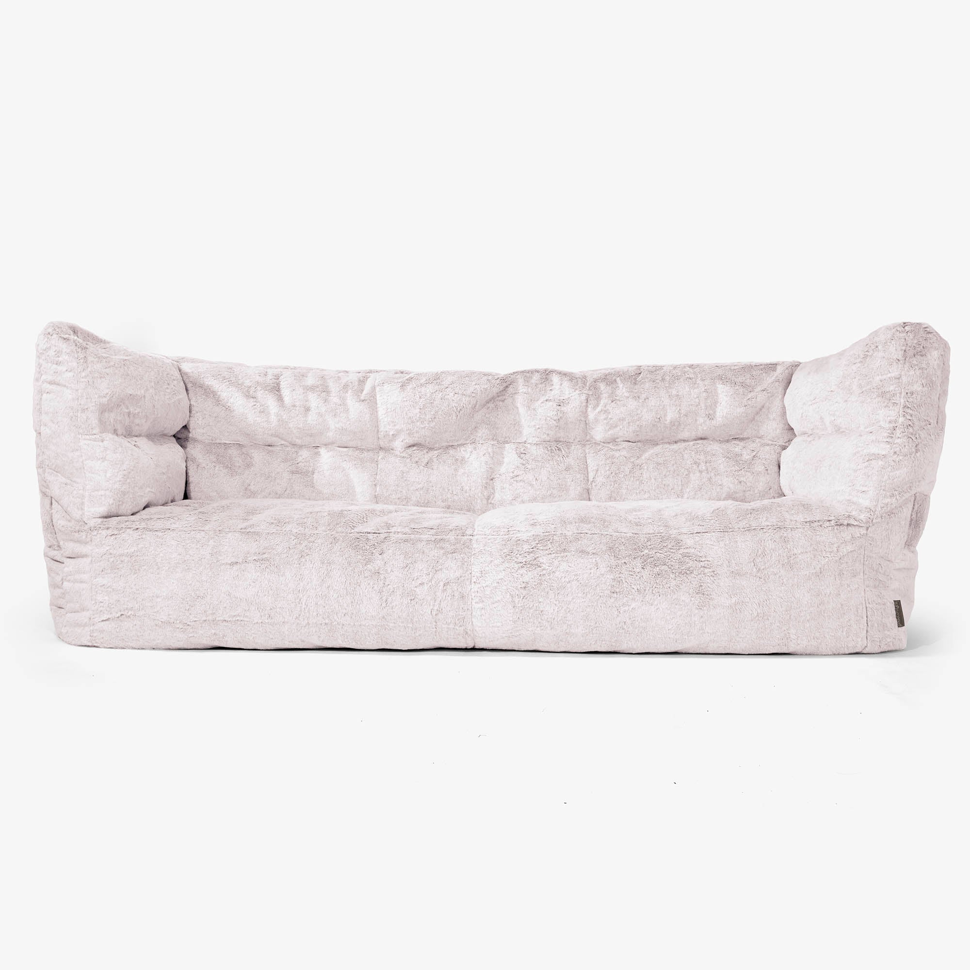 Louis 3-sits Saccosäcksoffa Ersättningsöverdrag - Fuskkaninpäls - Image 2