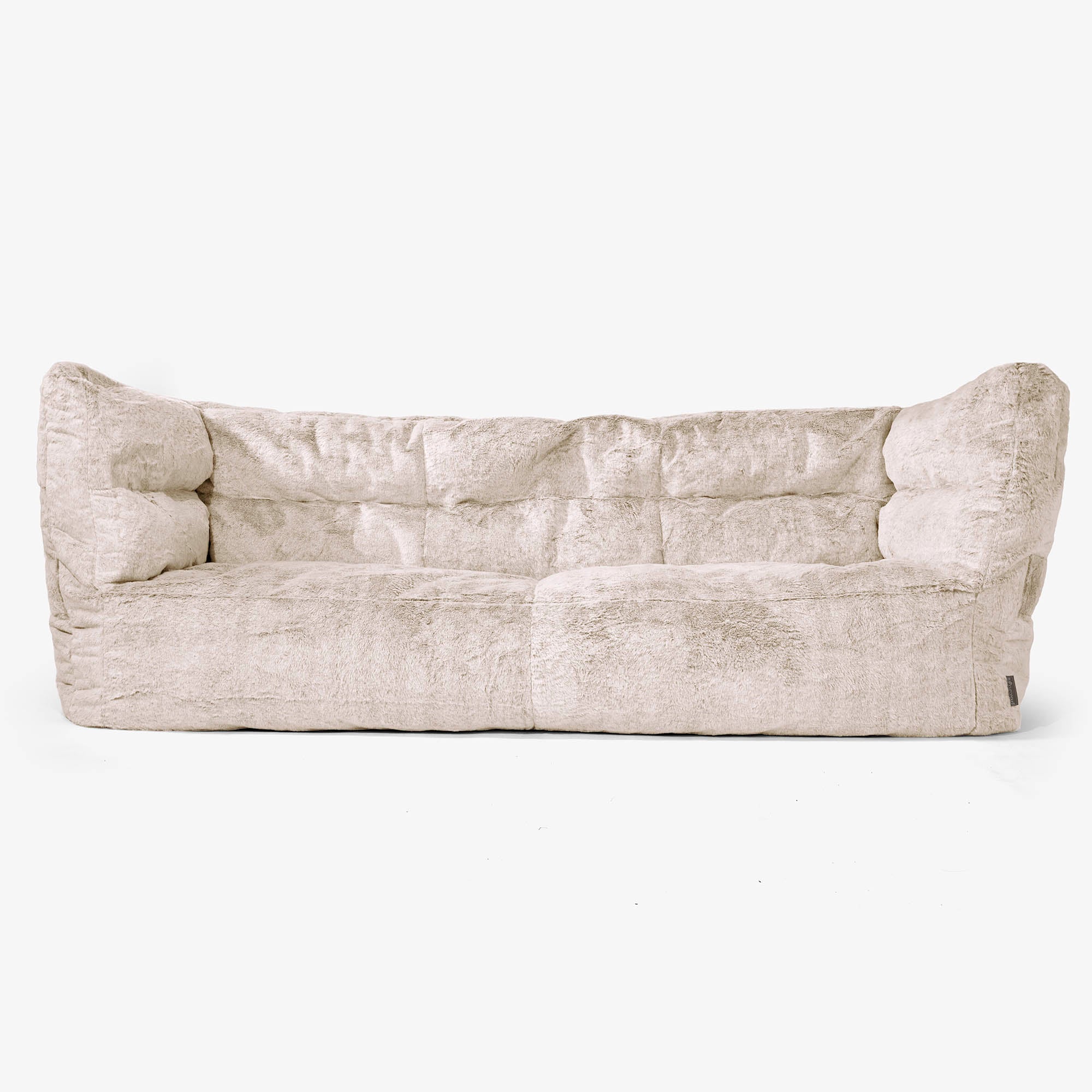 Louis 3-sits Saccosäcksoffa Ersättningsöverdrag - Fuskkaninpäls - Image 3