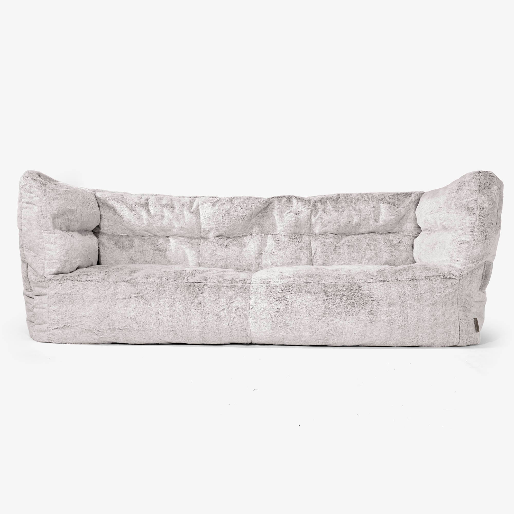 Louis 3-sits Saccosäcksoffa Ersättningsöverdrag - Fuskkaninpäls - Image 4