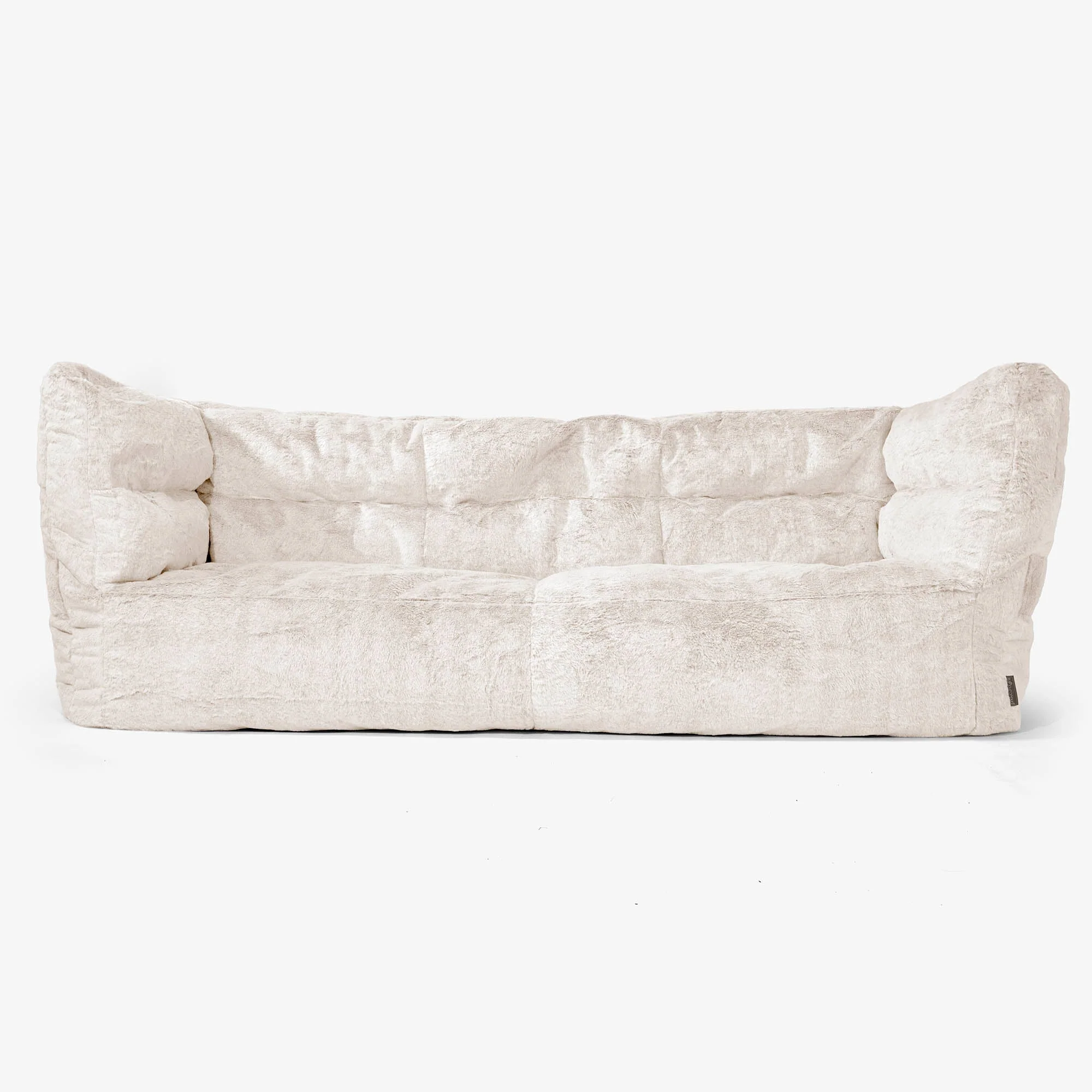 Louis 3-sits Saccosäcksoffa Ersättningsöverdrag - Fuskkaninpäls - Image 5