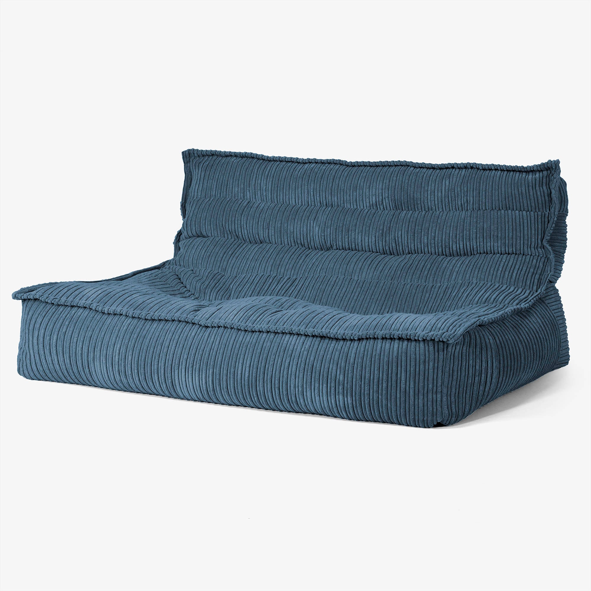 Oliver Golvsofa Saccosäck - Manchestertyg Marinblå - Image 2
