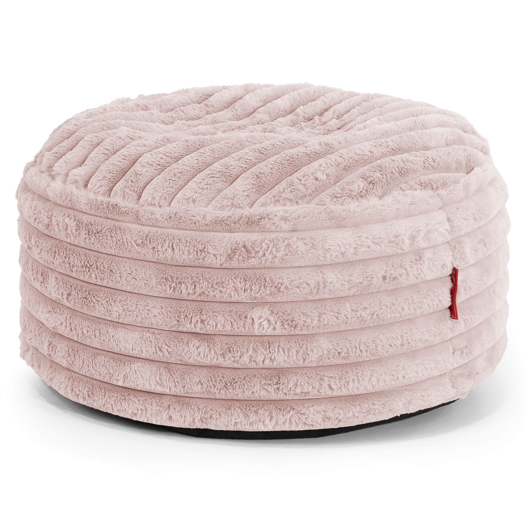 Ottomanpuff med Bricka - Ultraplyschmanchestertyg Gammelrosa - Image 2