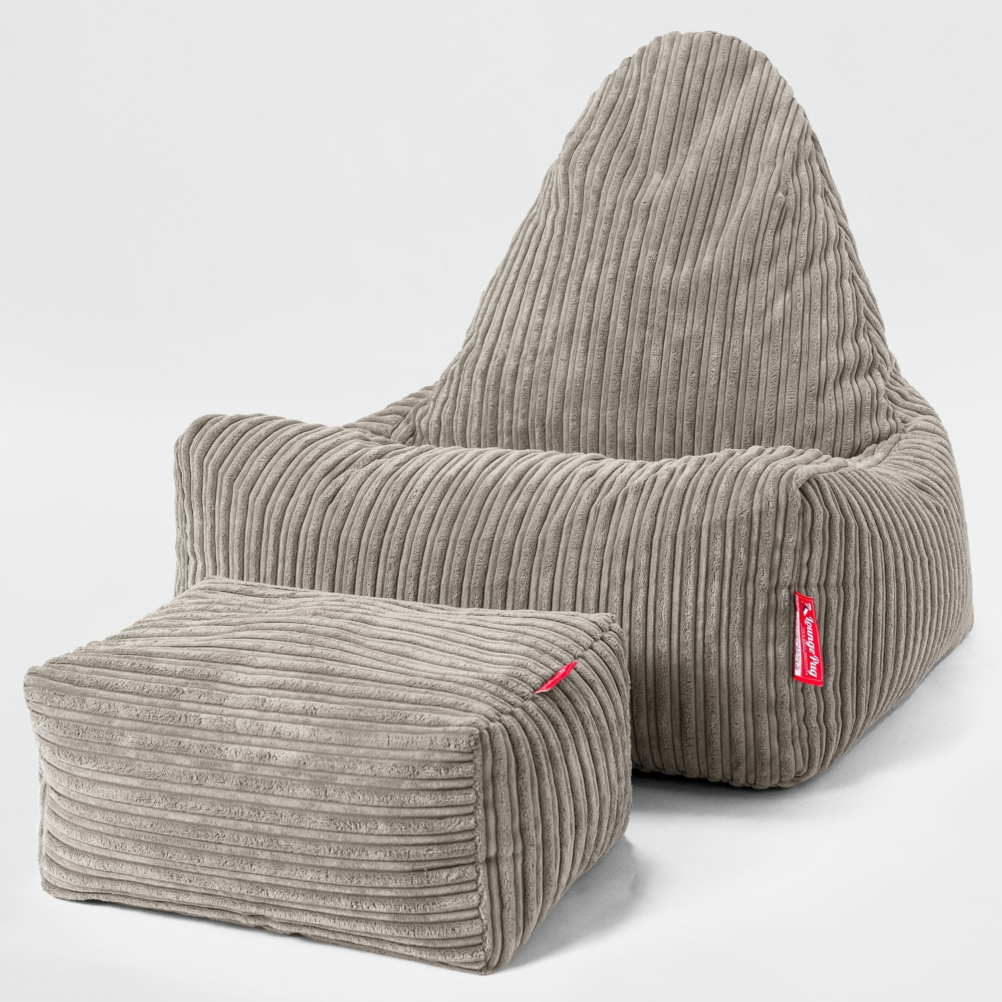 Saccosäck Scandi Lounger - Klassisk Manchestertyg Minkbrun - Image 2