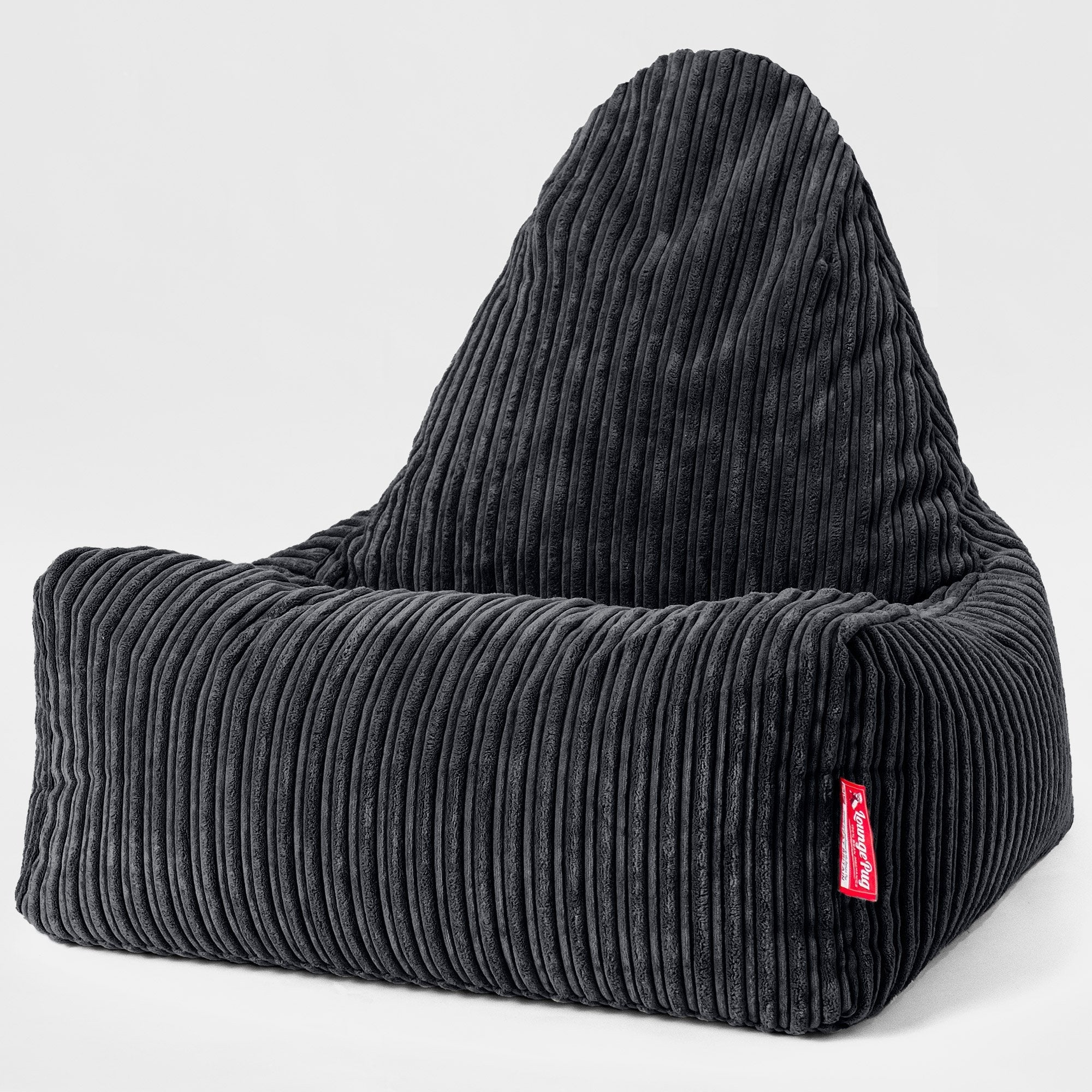 Saccosäck Scandi Lounger - Klassisk Manchestertyg Svart