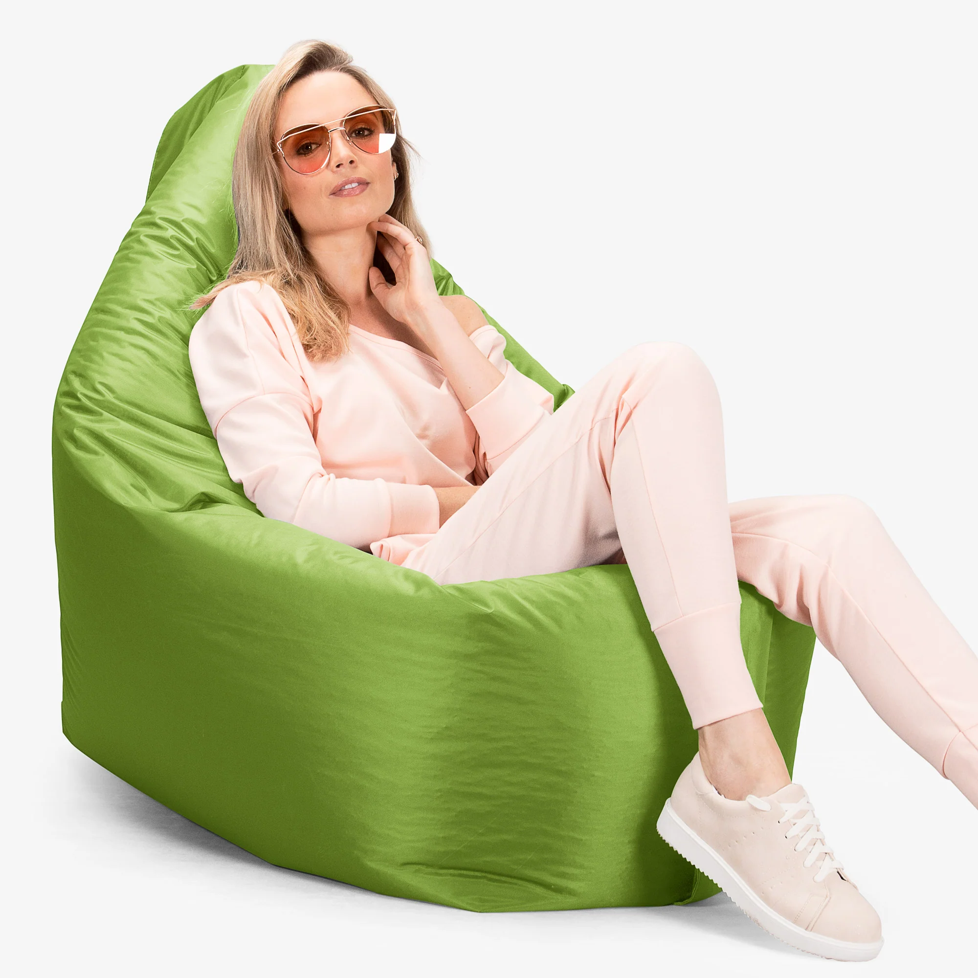 Saccosäck XXL Outdoor - SmartCanvas™ Limegrön - Image 6