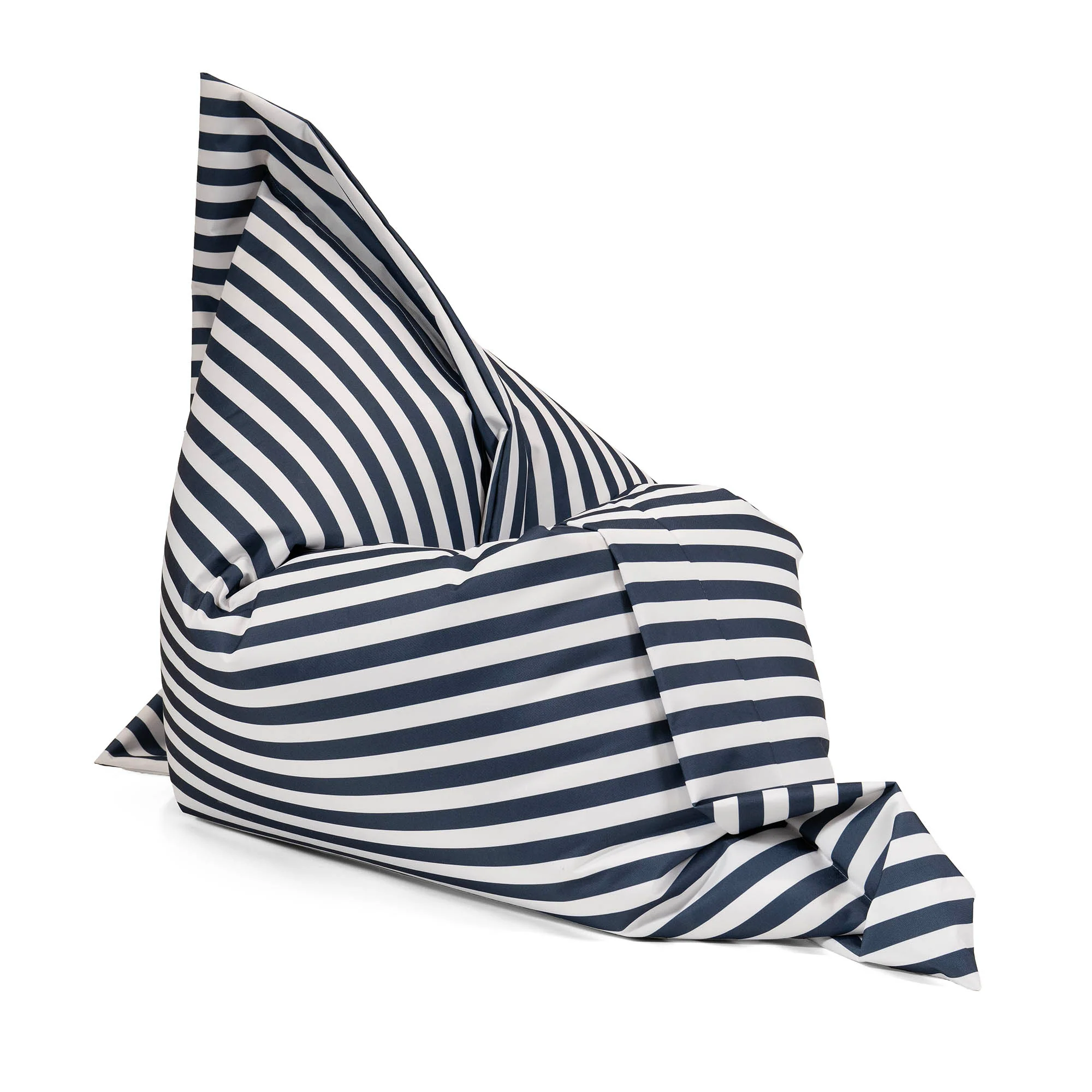 Saccosäck XXL Outdoor - Marinblå Randig - Image 4
