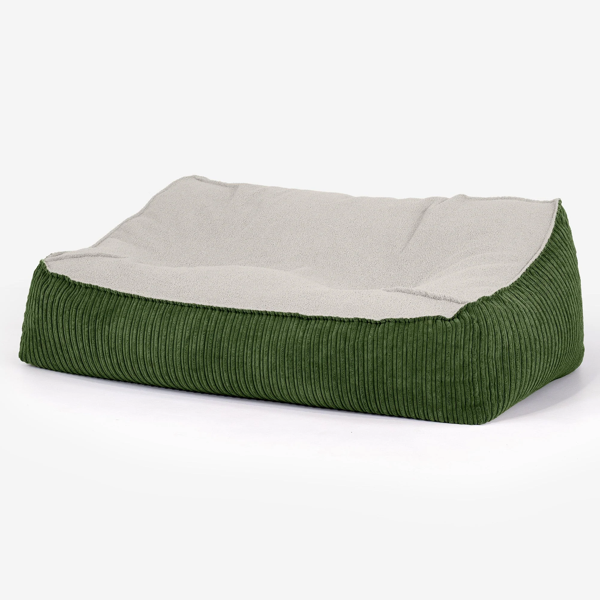 Saccosäcksoffan Sloucher Ersättningsöverdrag - Boucle & Manchestertyg - Image 2