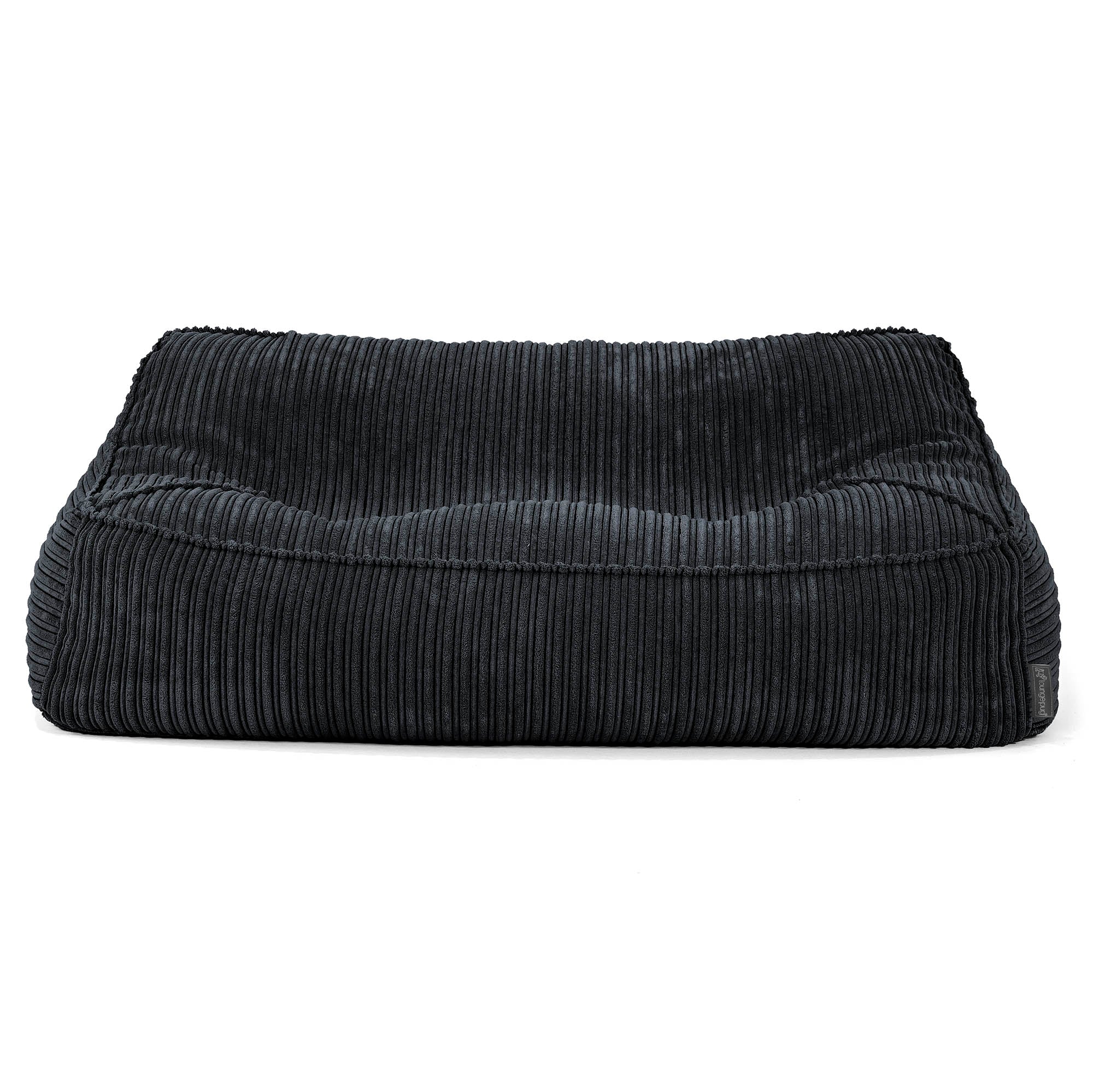Saccosäcksoffan Sloucher - Klassisk Manchestertyg Svart