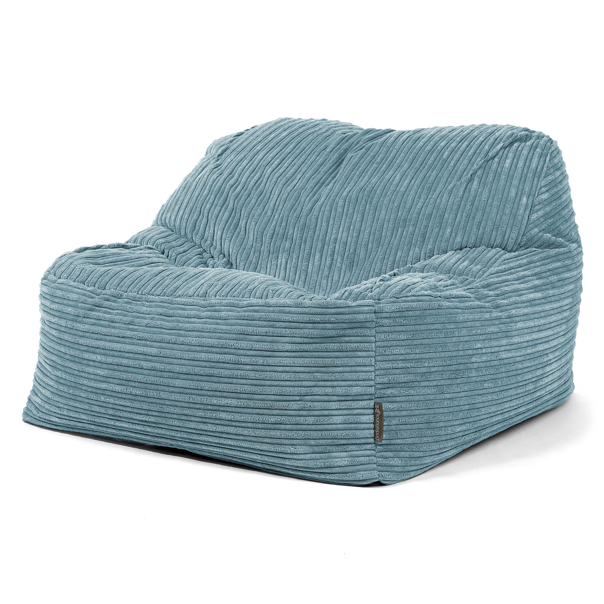 Saccosäckstolen Sloucher - Klassisk Manchestertyg Turkos