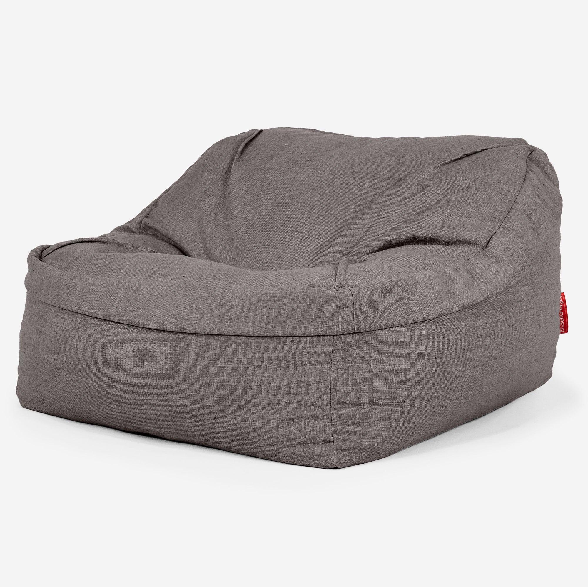 Saccosäckstolen Sloucher - Linneutseende Skiffergrå