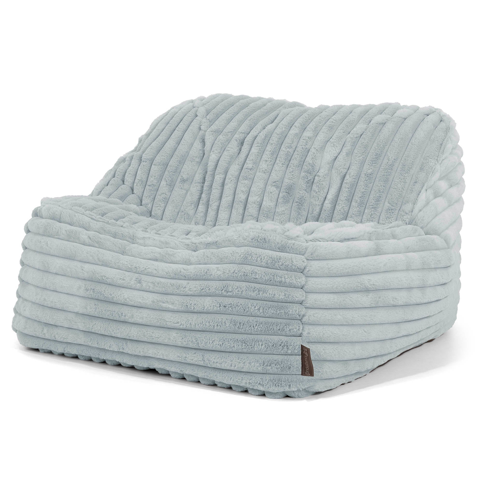 Saccosäckstolen Sloucher - Ultraplyschmanchestertyg Ankäggsblå