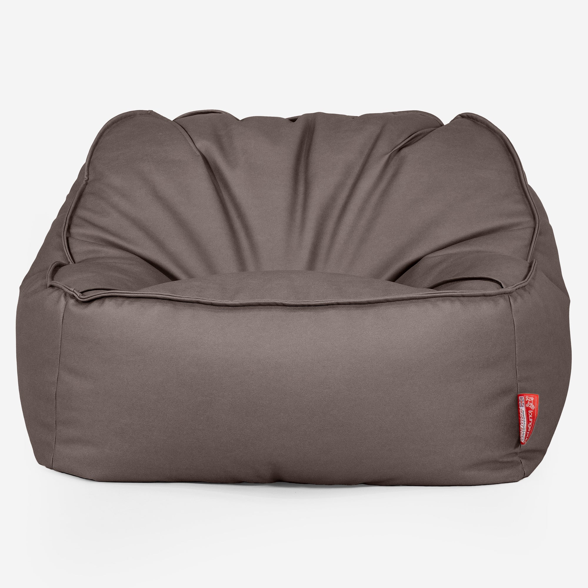 Saccosäckstolen Sloucher - Veganskt Läder Chokladbrun - Image 2