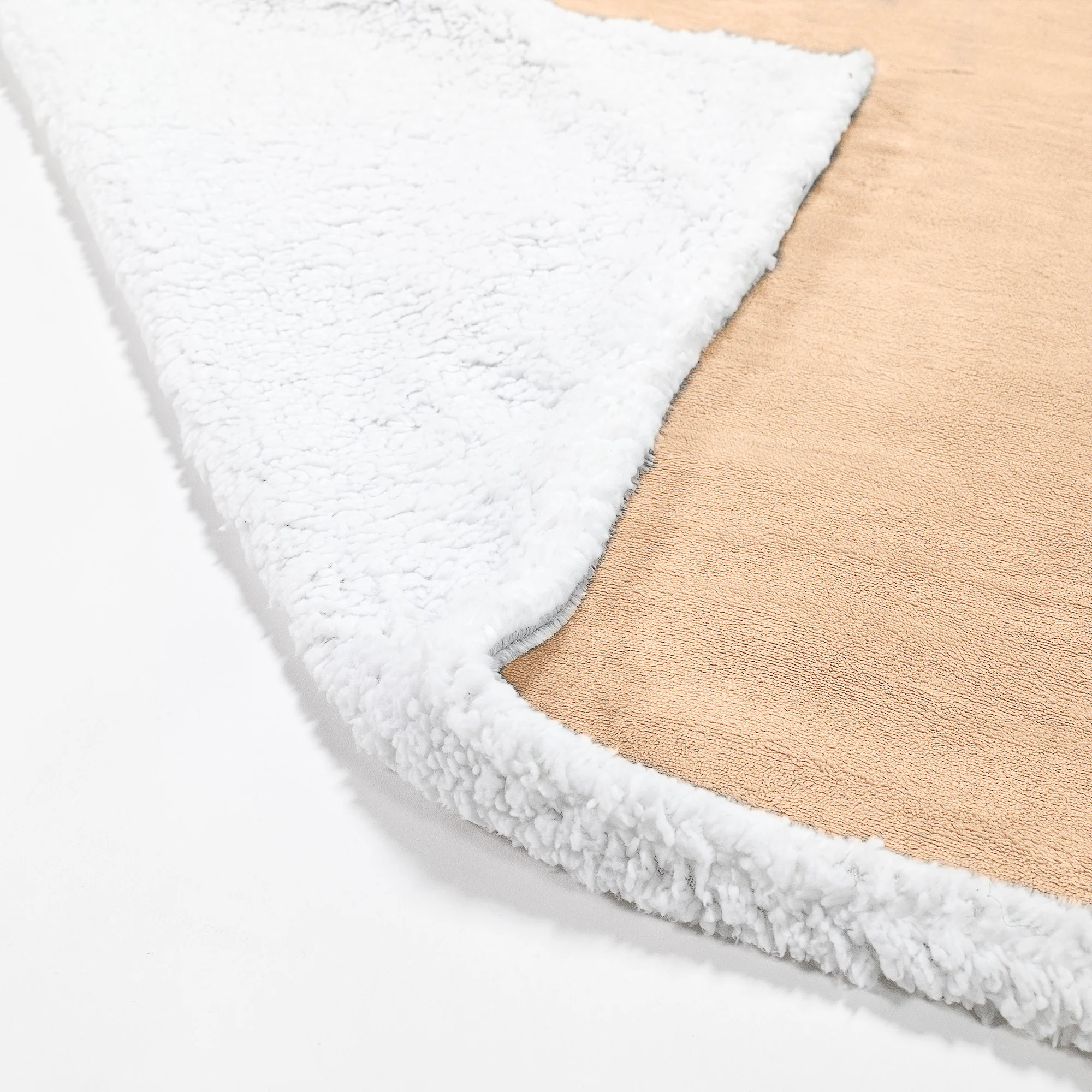 Sherpafilt - Sherpa Fleece Ljus Minkbrun