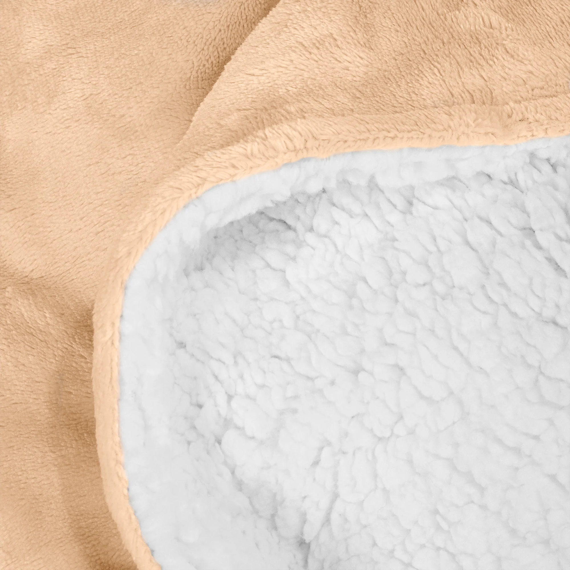 Sherpafilt - Sherpa Fleece Ljus Minkbrun - Image 4