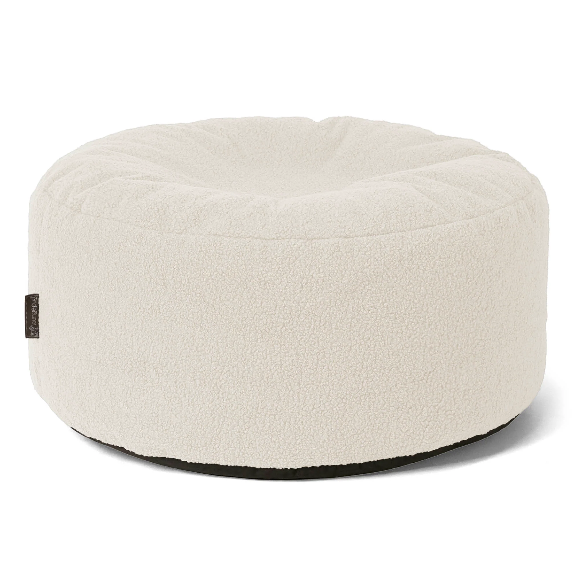 Sittpuff Rund - Boucle Elfenbensvit