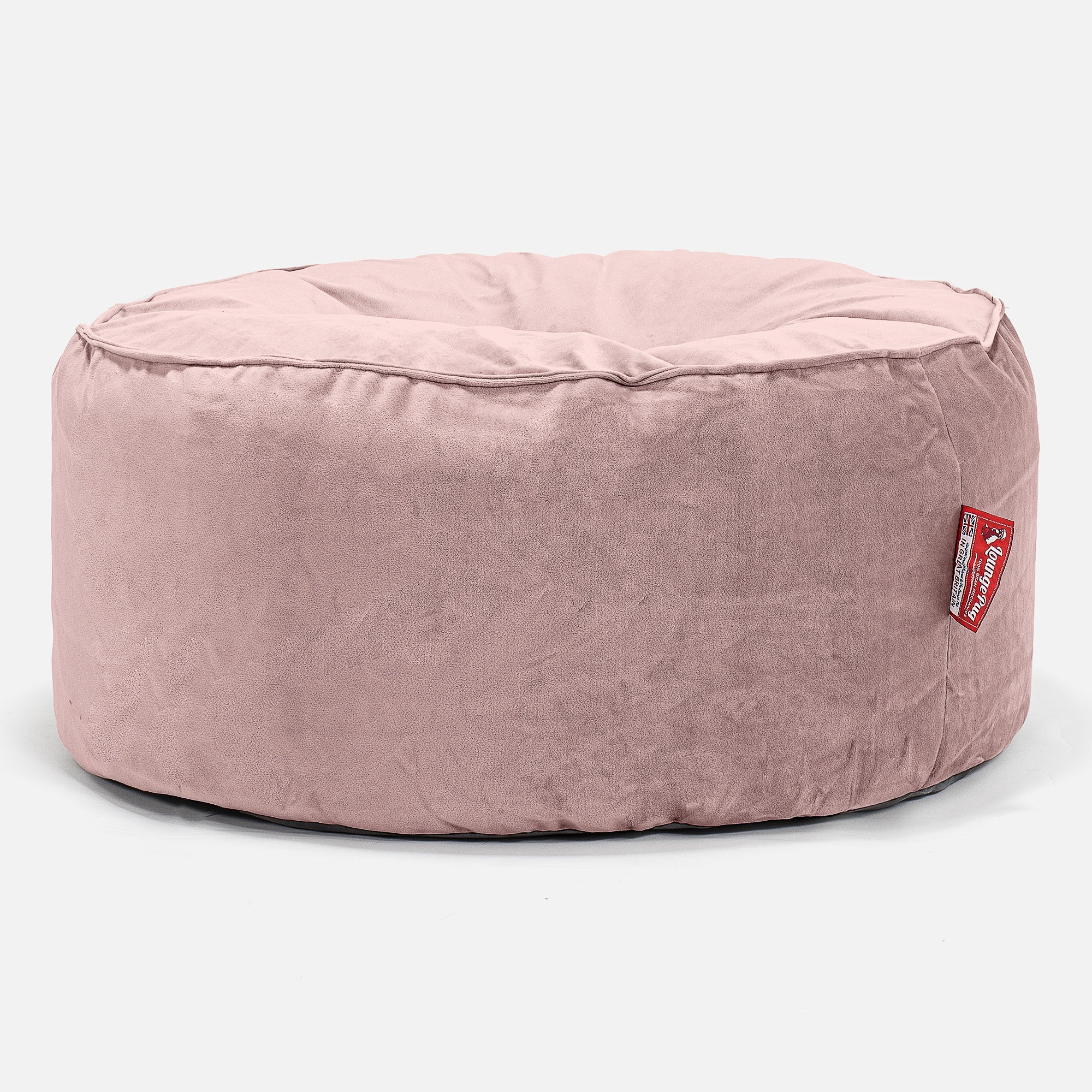 Sittpuff Rund - Sammet Rosa