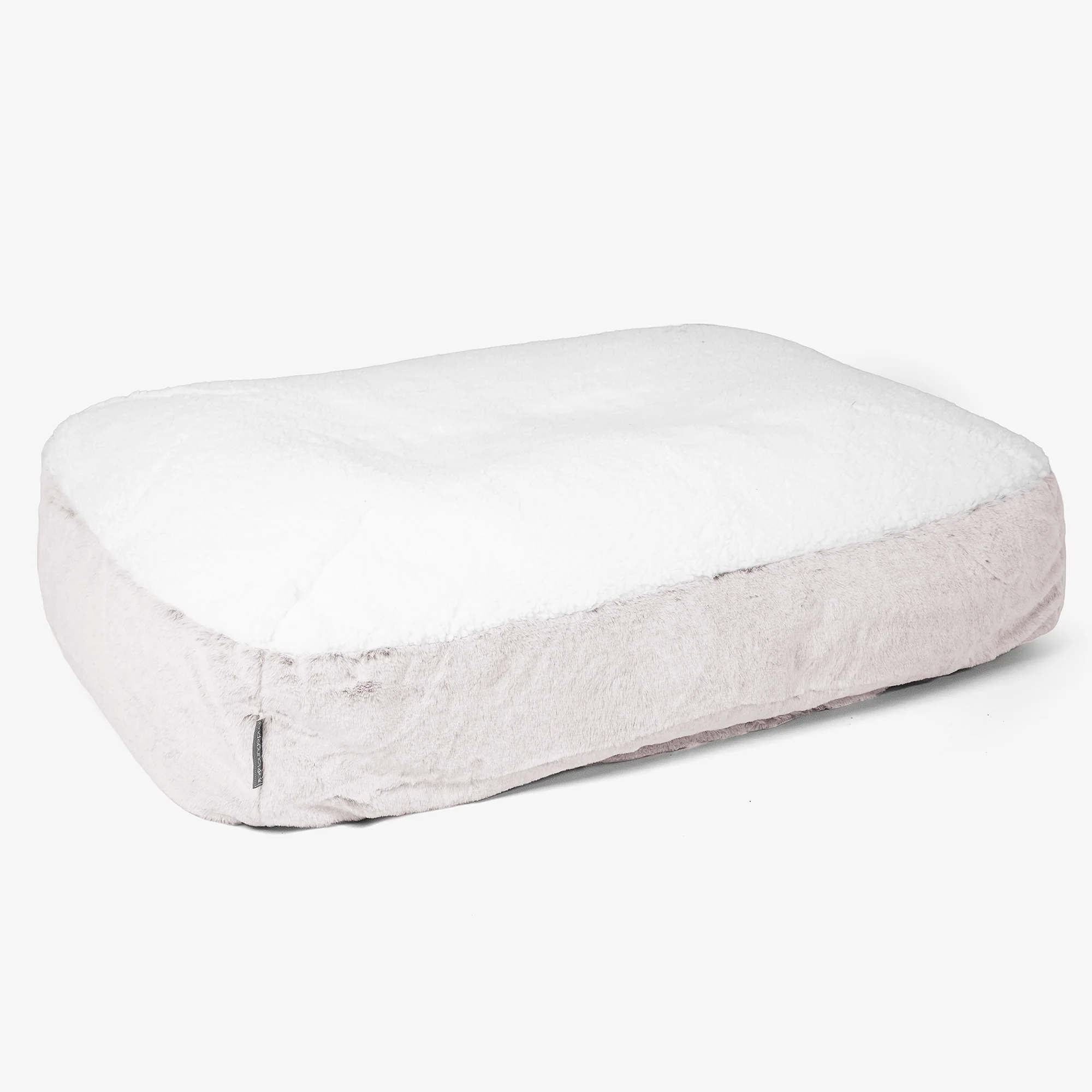 Sloucher Stor Hundsäng - Fuskkaninpäls Gammelrosa